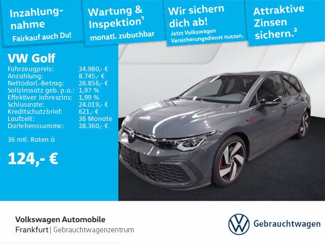 Volkswagen Golf VIII 2.0 TSI DSG GTI Navi IQ.Light DAB+ RearView cd19uz