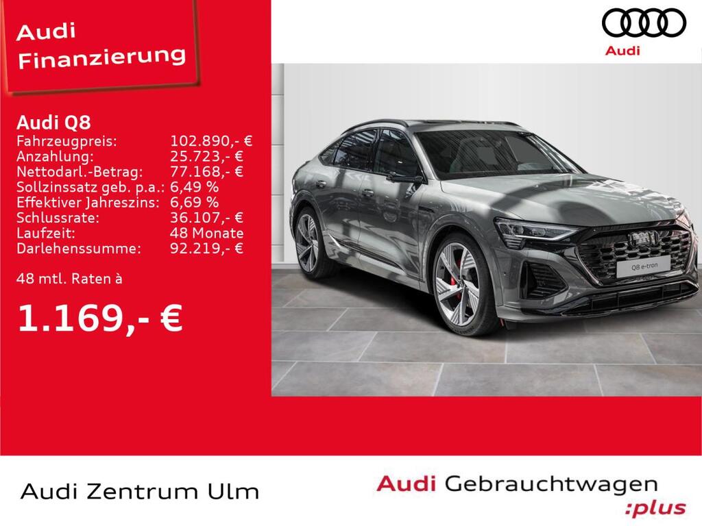 Audi Q8 Sportback S line 55 e-tron qu. AHK HEAD-UP