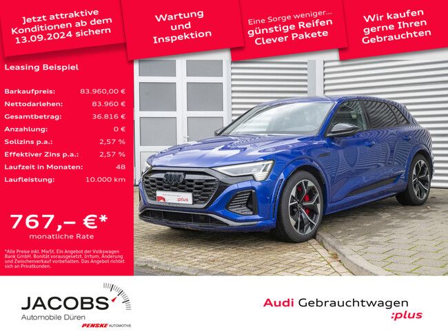 Audi SQ8 e-tron Black+/S-Sitze+/Digi Matrix/Pano/HUD/360° - Bild 1