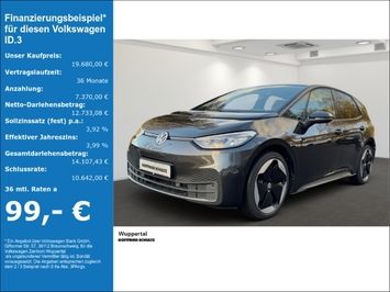 Volkswagen ID.3 Pure 110 kW LED NAVI SHZ PDC KLIMA LM