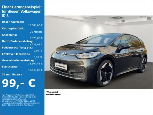 Volkswagen ID.3 Pure 110 kW LED NAVI SHZ PDC KLIMA LM - Bild 1