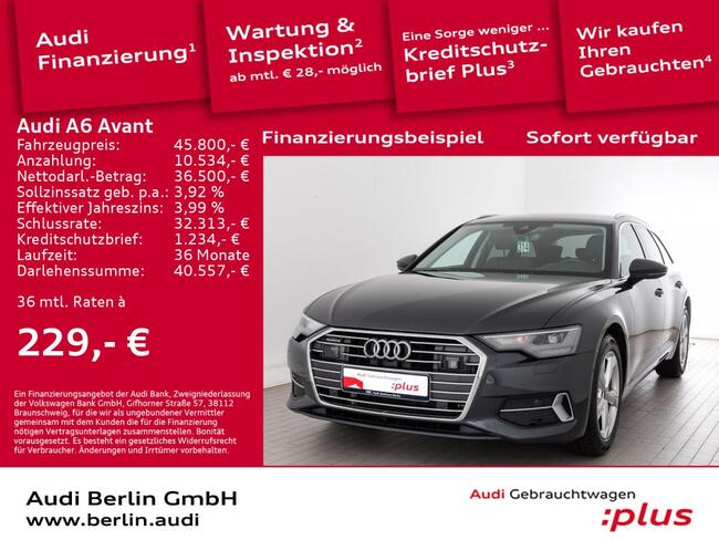 Audi A6 Avant Sport 40 TDI qu.S tr. LEDER LED RFK - Bild 1