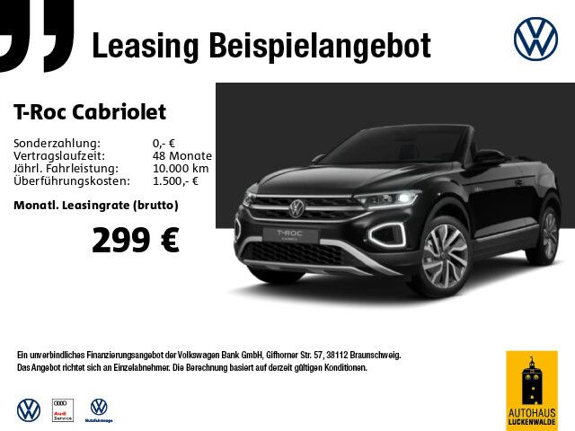 Volkswagen T-Roc Cabriolet 1.5 TSI Goal DSG *Digi.C-Pro*