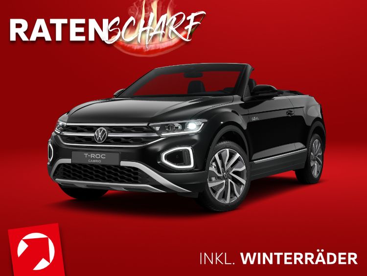 Volkswagen T-Roc Cabriolet GOAL 1.5 TSI (150 PS) OPF DSG*WINTERRÄDER*PLUS-PAKET*NAVI*WINDSCHOTT*