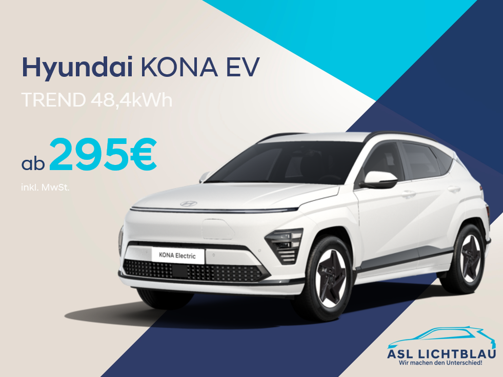 Hyundai Kona Elektro (SX2) *sofort* 48,4kWh TREND el. Heckklappe