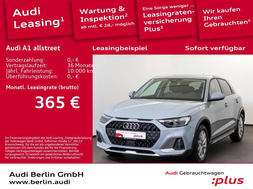 Audi A1 allstreet 25 TFSI 5-Gang VIRTC PDC LED NAVI