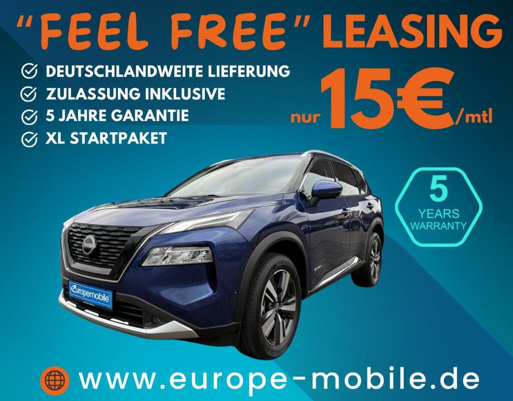 Nissan X-Trail 1.5 VC-T e-POWER e-4ORCE 157 kW Tekna+ (UVP 59.890€/SOFORT)PREMIUM-LEDER/BOSE/PANO/NAVI/VOLL-LED/UVM