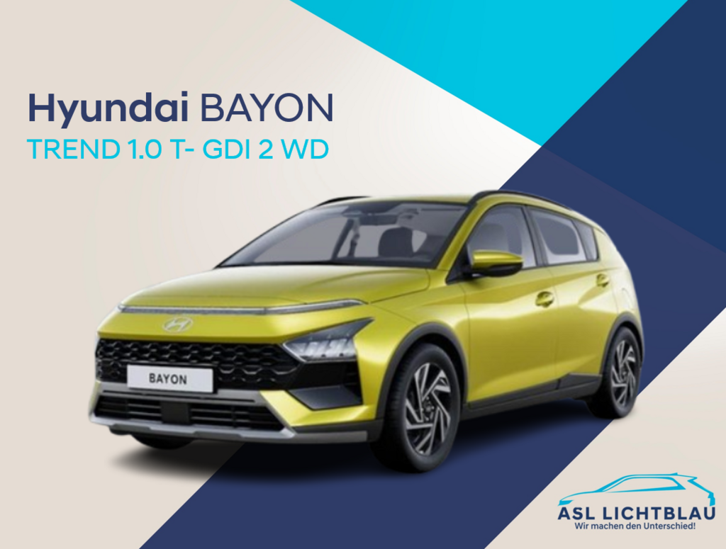 Hyundai BAYON FL TREND 1.0 T- GDI 2 WD komfortpaket